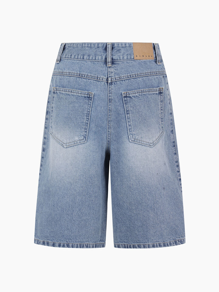 Blue jean bermudas - sisley k women - Blue | Sisley K image number 2